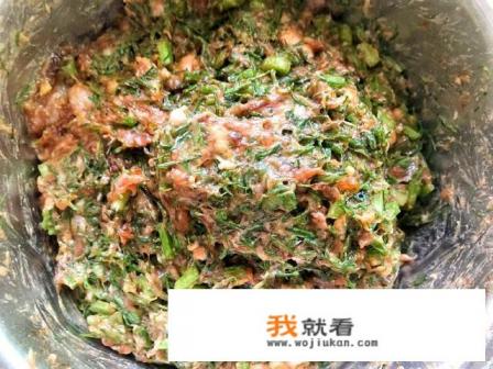 茴香饺子馅怎么调？