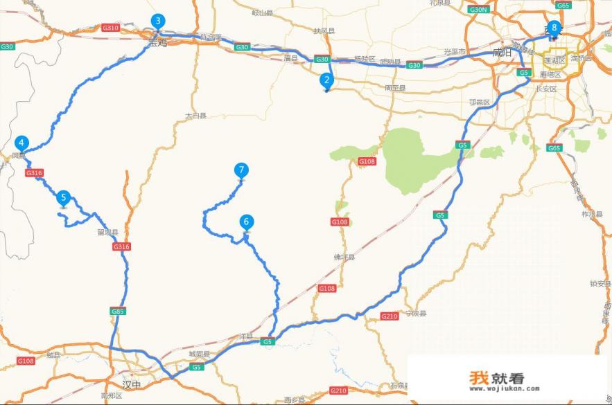 春节期间从西安出发自驾游3到4天，有哪些行程推荐？