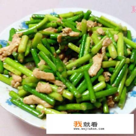 蒜苔炒肉的家常做法？