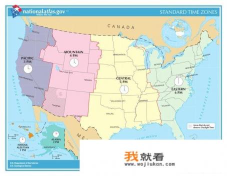 中国和美国的时差是多少小时？