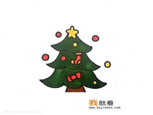 圣诞树绘画背景图怎么改？