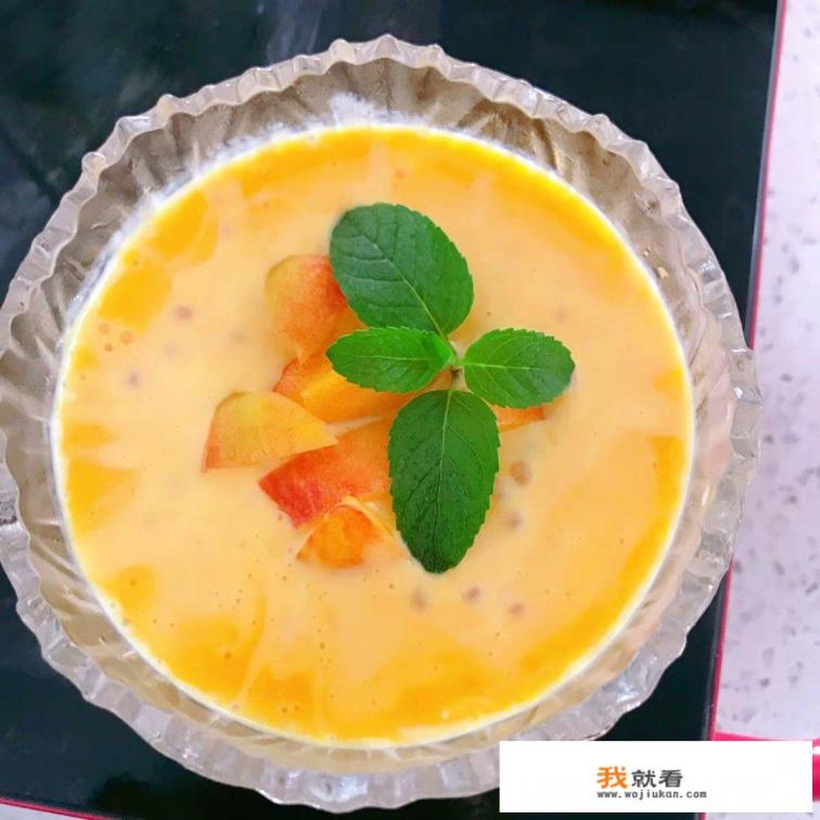 夏天，有什么合适做的小甜点?最近好像西米好火呀？