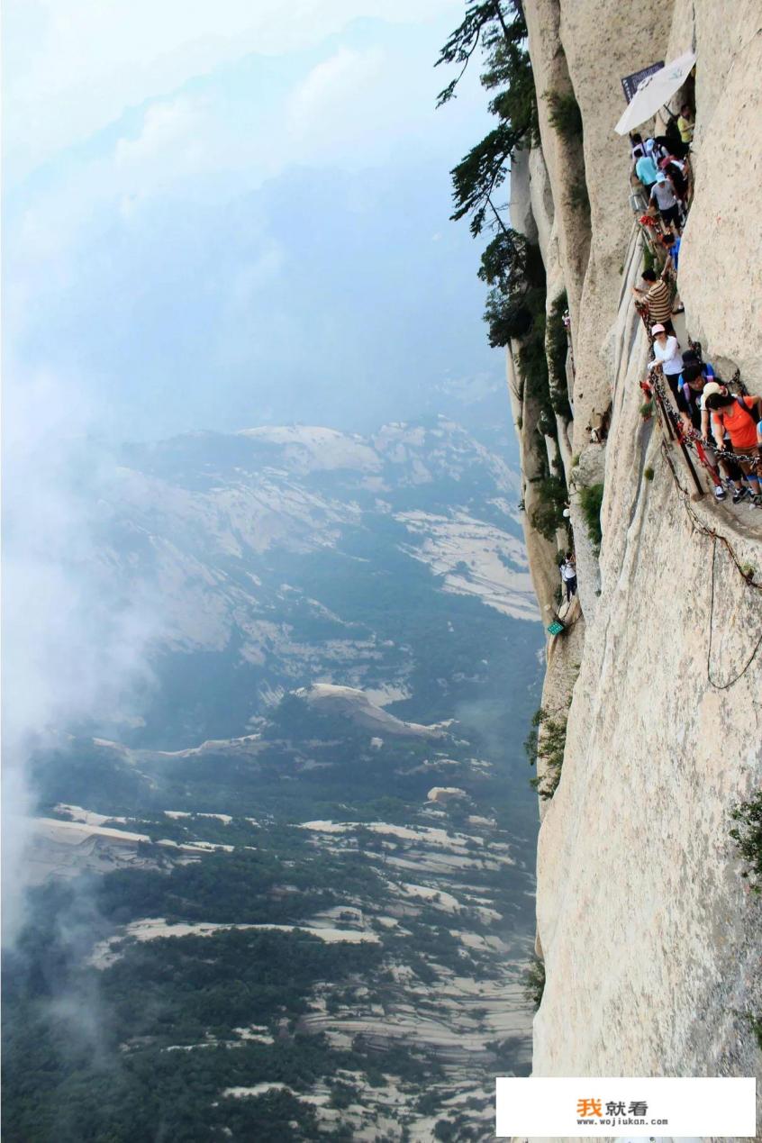 西岳华山以“险”著称，华山真的很陡峭吗？有多陡？