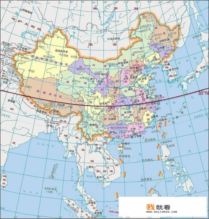 江西省地图与哪几省交界？