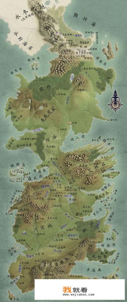 《权力的游戏》地图实际有多大？